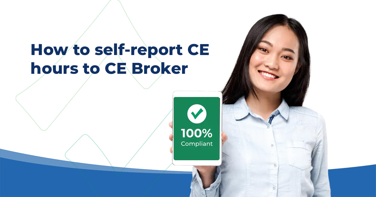 How to SelfReport CE Hours to CE Broker CE Broker Blog