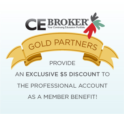 Join CE Broker in Helping Make Continuing Education Easier. Become a Gold Partner Today!